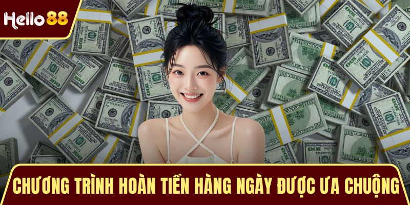 Khuyến Mãi HELLO88 Chương trình hoàn tiền hàng ngày được ưa chuộng